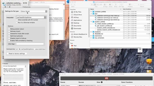 ArchivesSpace Collection Control Screencasts: Run Python Scripts on a Mac смотреть онлайн