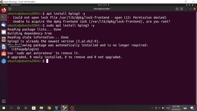 Detecting DOS attack using snort смотреть онлайн