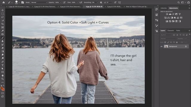 How to Change or Adjust Color in Photoshop - Photoshop Tutorials #5 смотреть онлайн