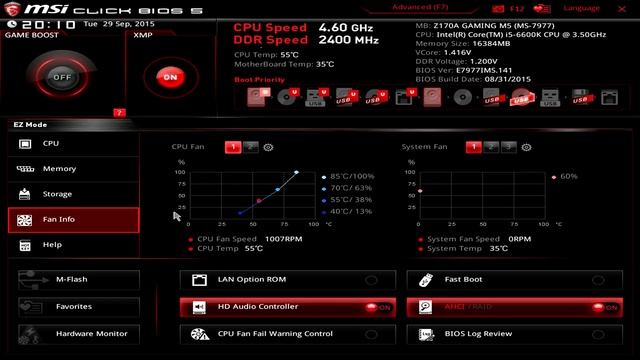 MSI Click BIOS 5 Overview (Z170A - LGA1151) смотреть онлайн