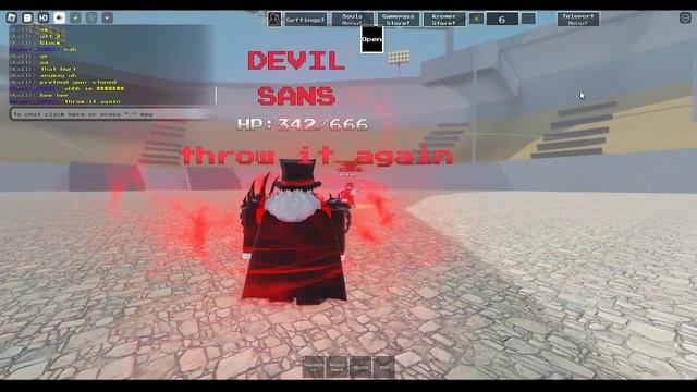 Devil Sans Vs Kall Sans - Undertale RP: The Born Souls смотреть онлайн
