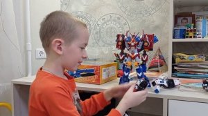 Тоботы детективы галактики Интеграция Tobot Master V Ultimate, Power TRAIN, Quantum STEALTH ДГ