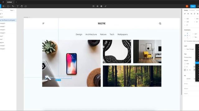 How to design a blog website in Figma(Speed Design) смотреть онлайн