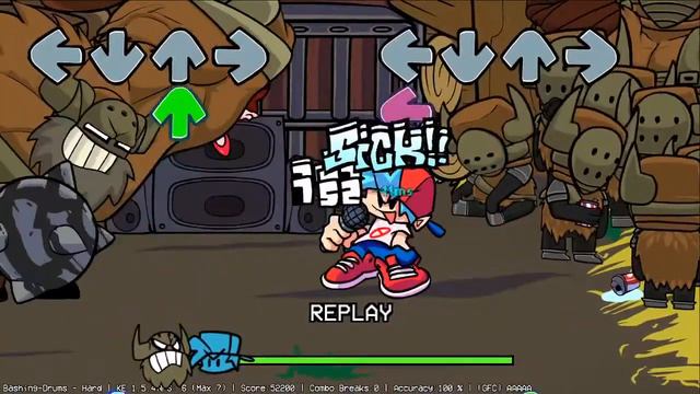 full comboing fnf castle crashers barbarian boss смотреть онлайн