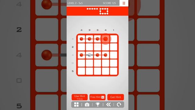 Logic Dots 2. Pack 5x5. Level 1-5.