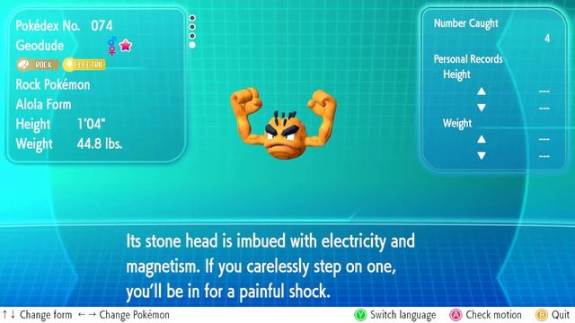 Pokémon Let's Go Pikachu & Eevee - Full Pokédex Complete