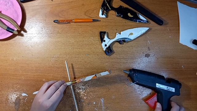 Как сделать нож стилет? | stiletto ?"Damascus"? смотреть онлайн