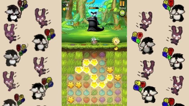 Best Fiends [Android] "Букашки vs Слизни" с Леммингом и Банзайцем смотреть онлайн