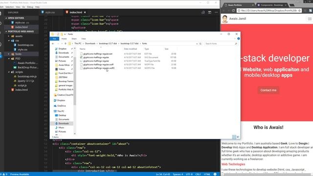 Bootstrap tutorial for Beginners 2017 Bootstrap Glyphicons 9 смотреть онлайн