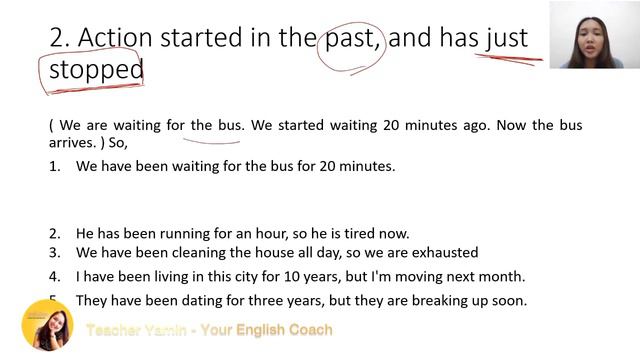 Present Perfect Continuous Tense အသုံးပြုနိုင်မယ့် အခြေအနေ (၂)မျိုး смотреть онлайн