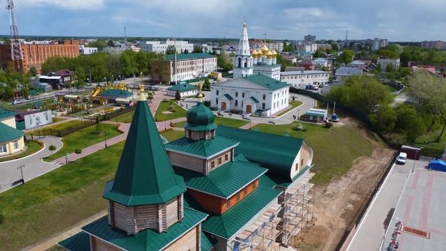 Весенний Знаменский храм города Бор смотреть онлайн