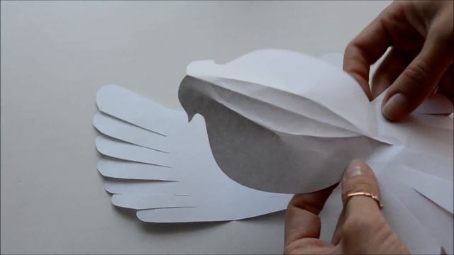 Голубь из бумаги своими руками смотреть онлайн