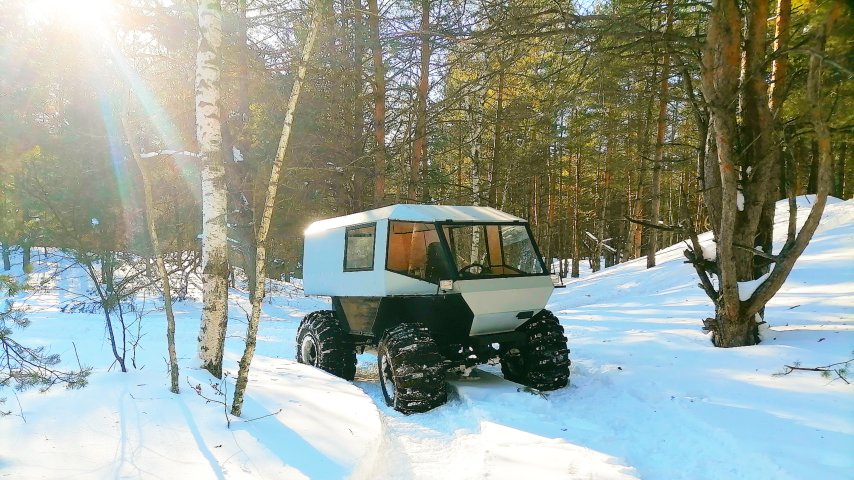 В лес мерить сугробы на бывшую позицию С-75 смотреть онлайн