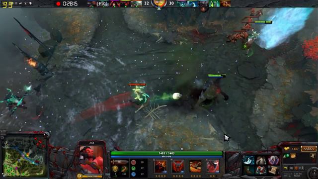 Dota 2 Соло игра на Аксе смотреть онлайн