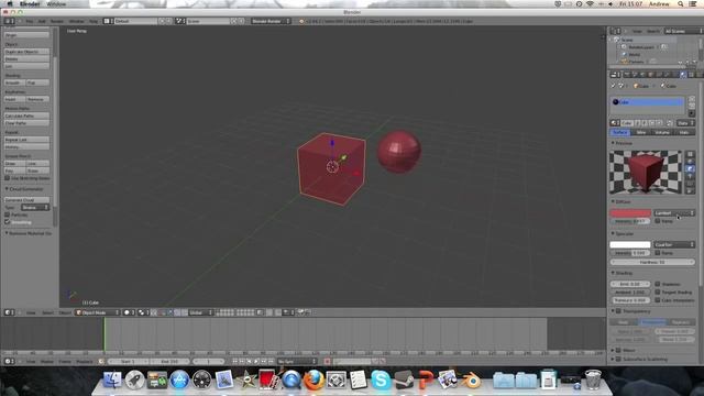 Blender 2.6 Beginner Tutorial: Materials смотреть онлайн