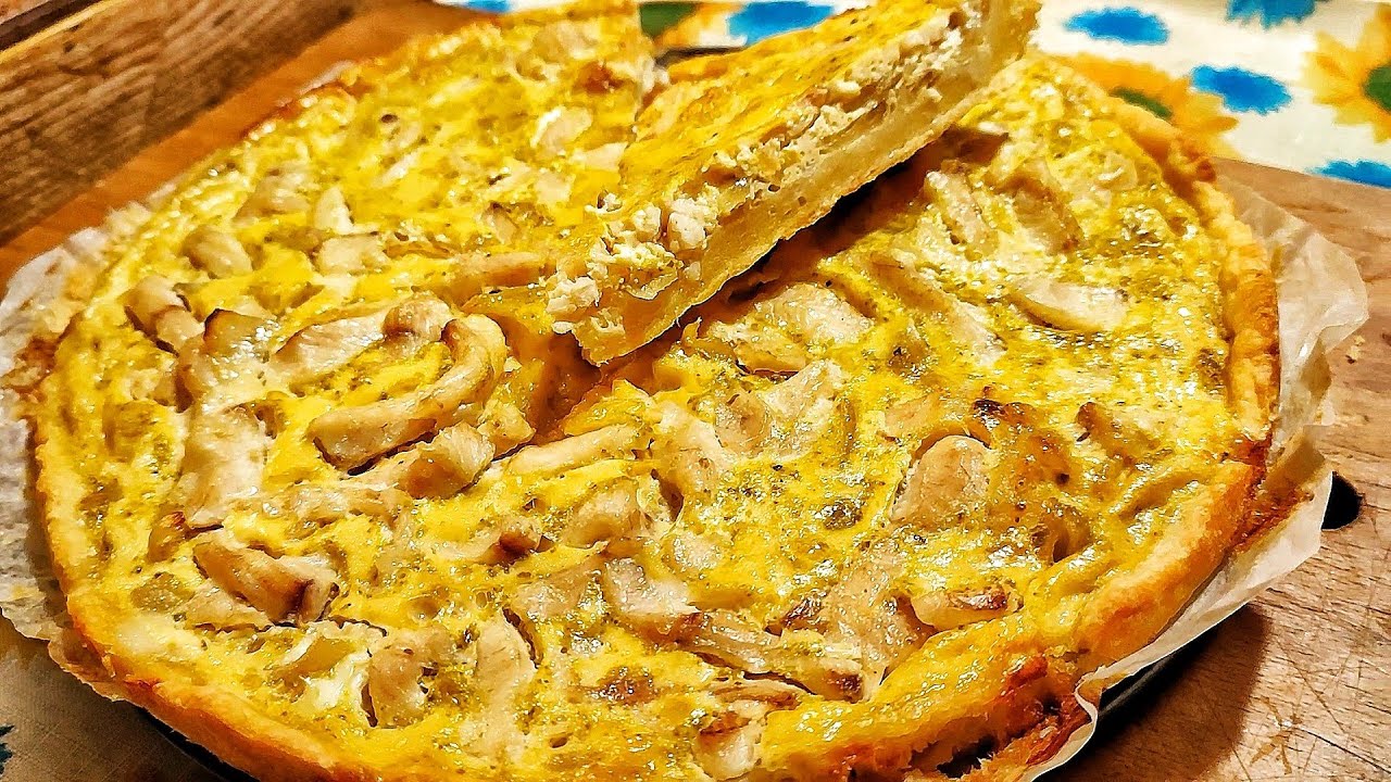 Пирог Киш с щукой