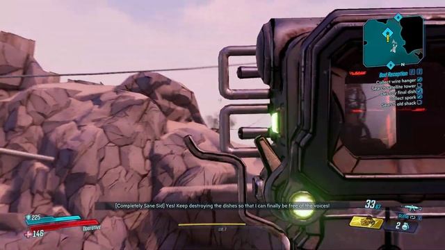 Destroy Sid's satellite dish Bad Reception Borderlands 3 смотреть онлайн