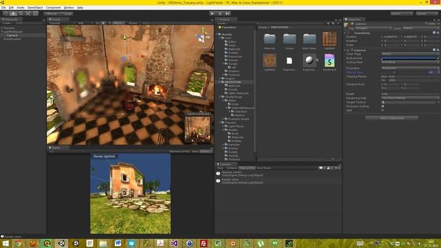 LightField synthesis & realtime render in Unity - sneak preview (raw footage) смотреть онлайн