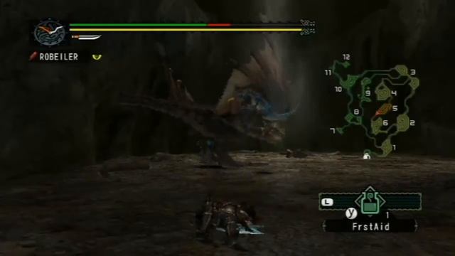 Monster Hunter G Wii vs Rathalos & Rathian смотреть онлайн