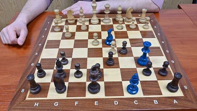 Учебная партия на мат в шахматах смотреть онлайн