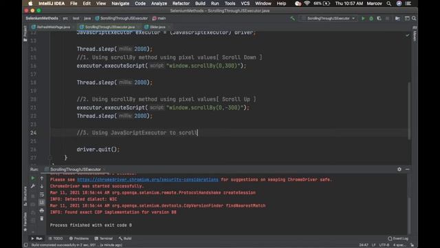 How to perform Scroll Operations using JavascriptExecutor in Selenium WebDriver | Selenium - Java смотреть онлайн