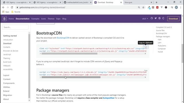 Curso Bootstrap #02: Criando o projeto e configurando bibliotecas externas смотреть онлайн