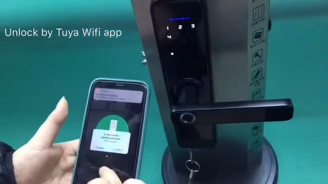 Биометрический Wi-Fi замок с отпечатком пальца - HDcom SL-801 Tuya-WiFi смотреть онлайн