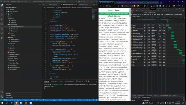 Suspense in Vue 3 смотреть онлайн
