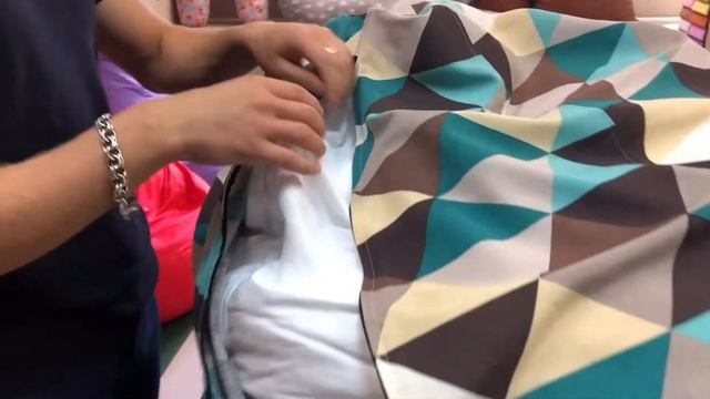 Кресло-груша размер "Детский" из ткани Скотчгард от TISBAG.RU смотреть онлайн