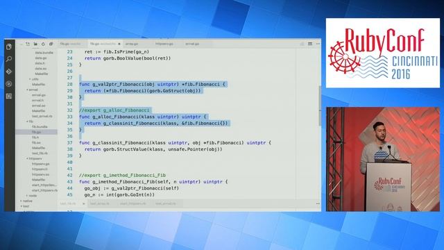 RubyConf 2016 - C Ruby? C Ruby Go! Go Ruby Go! by Loren Segal смотреть онлайн