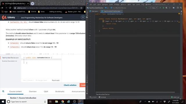 Teen Number Checker Program (How Old are Teenagers?) [#07] - Java Coding Exercise Problem смотреть онлайн