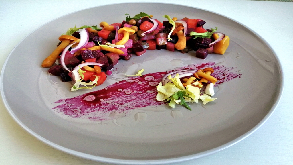 Винегрет с грибами/Постный салат смотреть онлайн