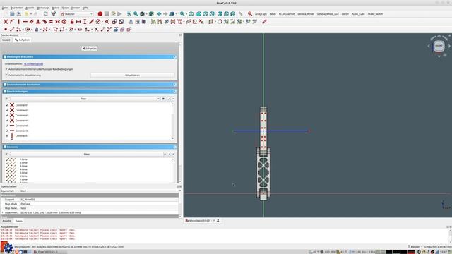 FreeCAD - Konstruktion eines Tisch-Mikrophon-Stativs, 3D-druckbar смотреть онлайн