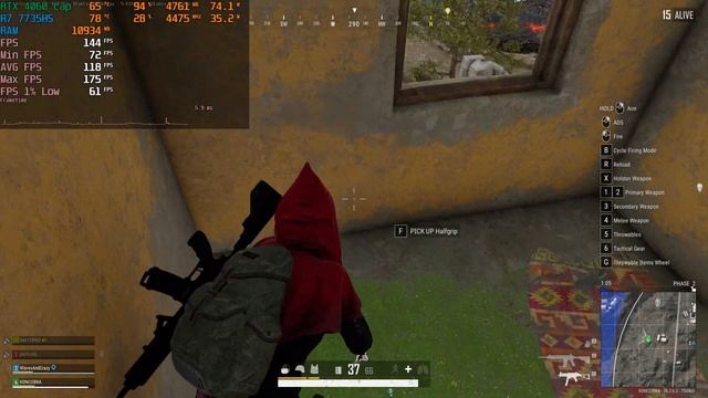 PUBG Asus TUF Gaming A15 Gaming Test | RTX 4060 Laptop | Ryzen 7 7735HS #gaming #gameplay #pubg смотреть онлайн