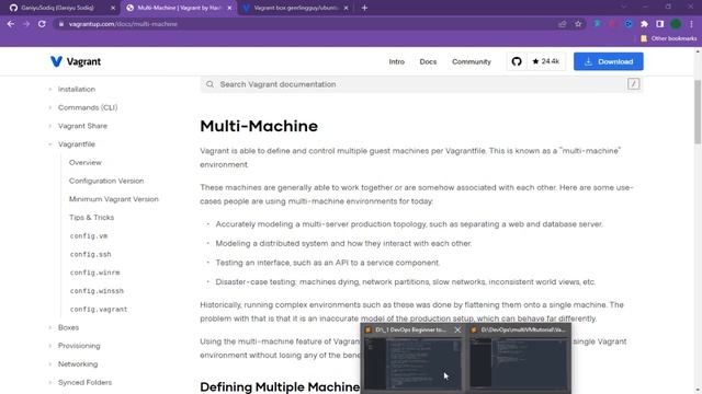 Multi Vm Vagrant Setup Tutorial смотреть онлайн