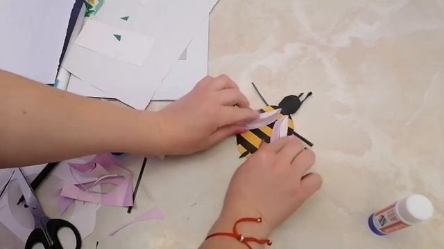 Аппликация "Насекомые" смотреть онлайн