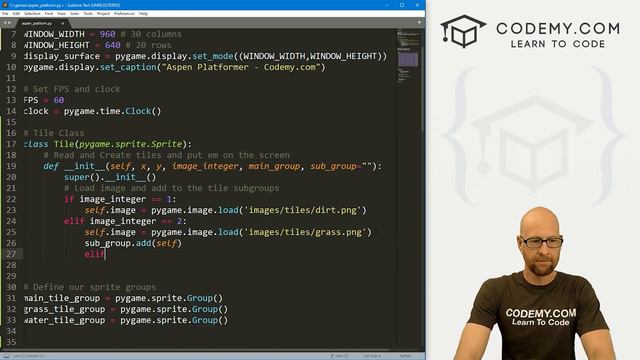 24. Platform Games - PyGame Thursdays 24 смотреть онлайн