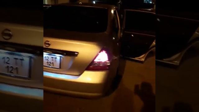 Неоновая лента в салон Ниссан Тииды смотреть онлайн