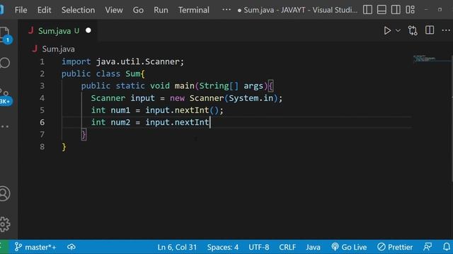 Sum of two numbers in JAVA . смотреть онлайн