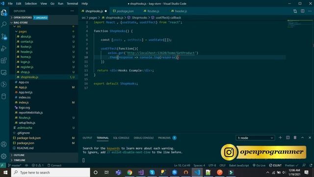 React Ecommerce App React Hooks Part 4 смотреть онлайн