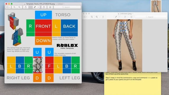 HOW TO MAKE ROBLOX PANTS STEP BY STEP FOR Mac (FOR BEGINNERS) смотреть онлайн