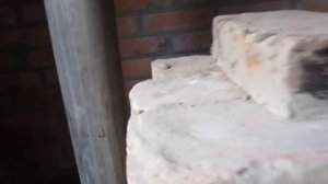 Устройство пиролизной печи из кирпича.