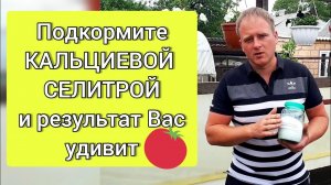 Подкормите КАЛЬЦИЕВОЙ СЕЛИТРОЙ и результат Вас удивит!  Как пользоваться кальциевой селитрой?