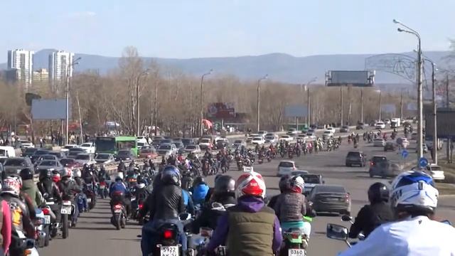 Открытие мотосезона 2018 Красноярск смотреть онлайн