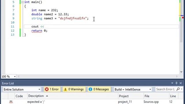 Lesson No 3 - Baisc Variables (int, string, double) in C++ (Urdu/Hindi)(2015) смотреть онлайн