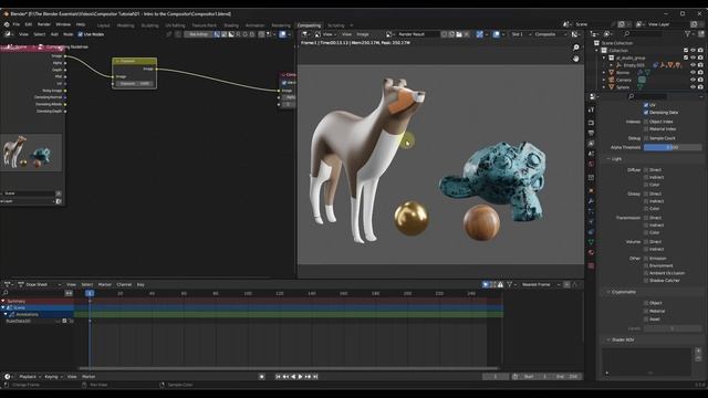 Getting Started with the COMPOSITOR in Blender (Beginners Start Here!) смотреть онлайн