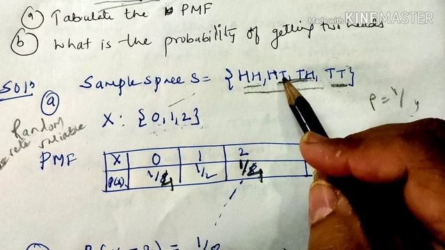 Probability Mass Function(PMF) with example -lecture29/m3 смотреть онлайн