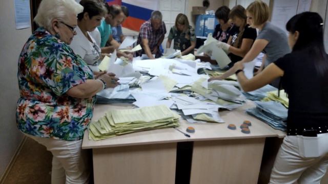 Рапределение голосов на избирательном участке смотреть онлайн