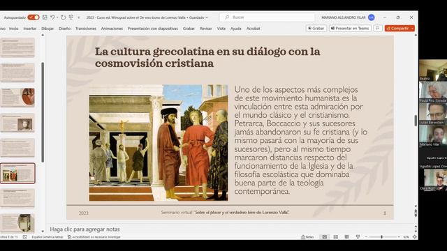 2023.07.12 Lorenzo Valla por Mariano Vilar 1/3 смотреть онлайн