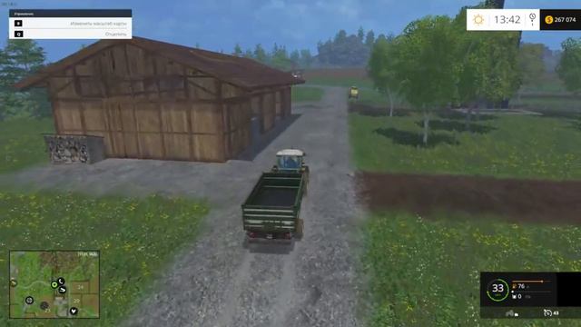 FarmingSimulator2015 продажа ячменя прохождение часть 9